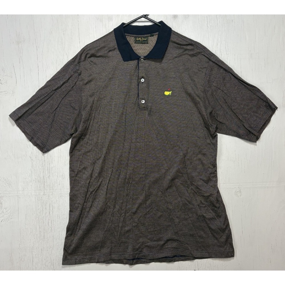 Bobby Jones Collection Masters Golf Polo Cotton Size XL Multicolor Geometric